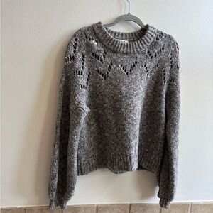 Madewell Charcoal Knit Sweater